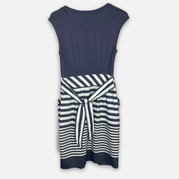 Little Yellow Button Anthropologie Striped Dress Size XS - Picture 2 of 6